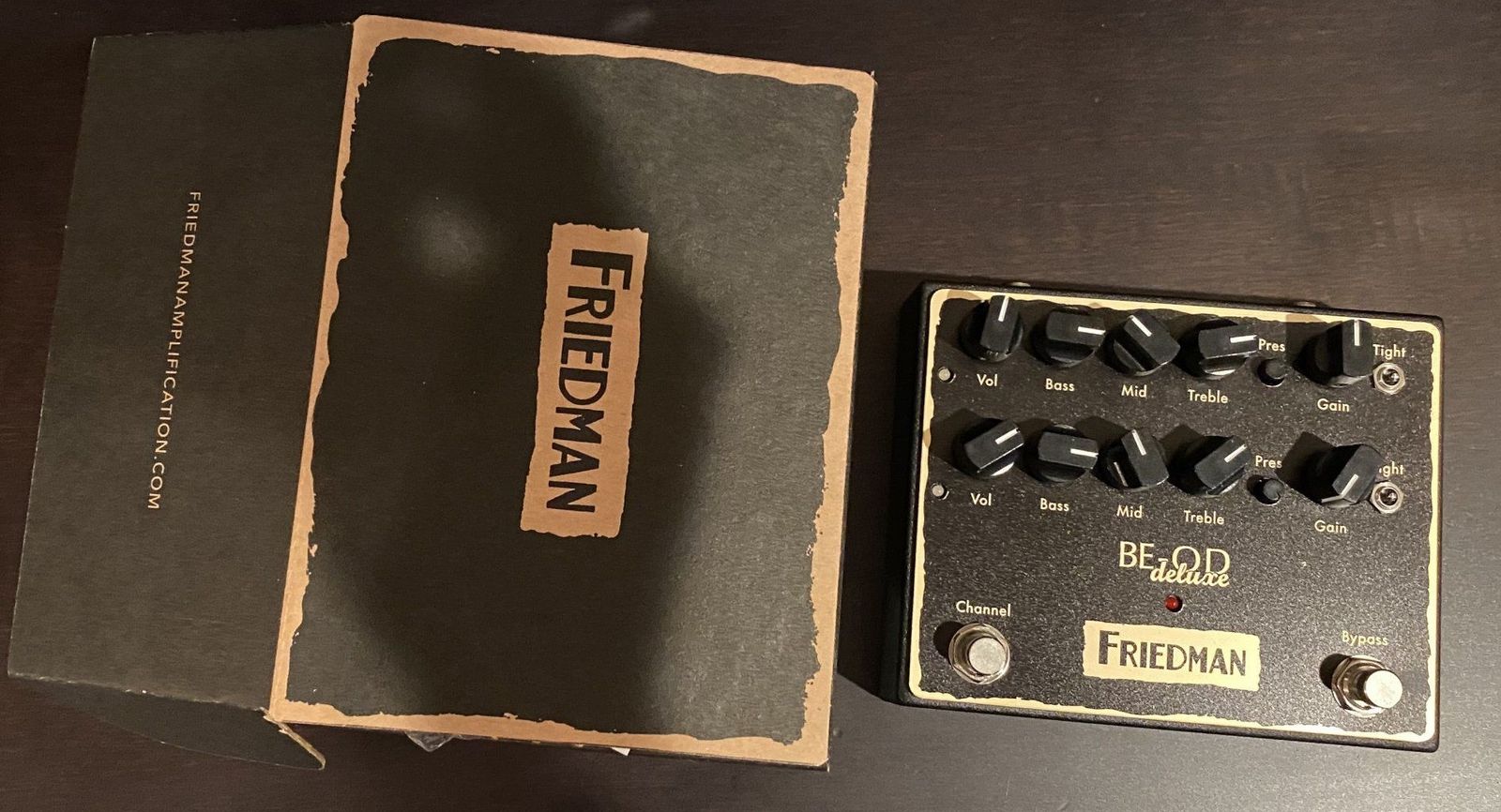 Friedman BE-OD Deluxe overdrive pedal