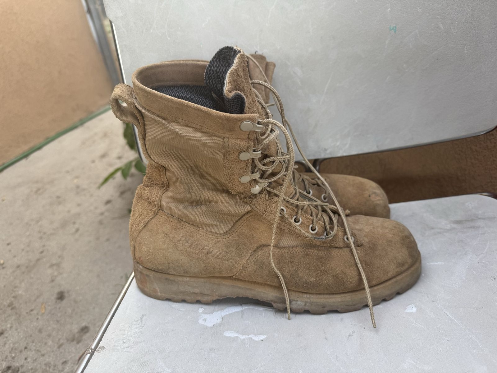 Belleville Mens GORE-TEX Soft Toe Combat Boots Brown Leather/Nylon Size 10.5 Size