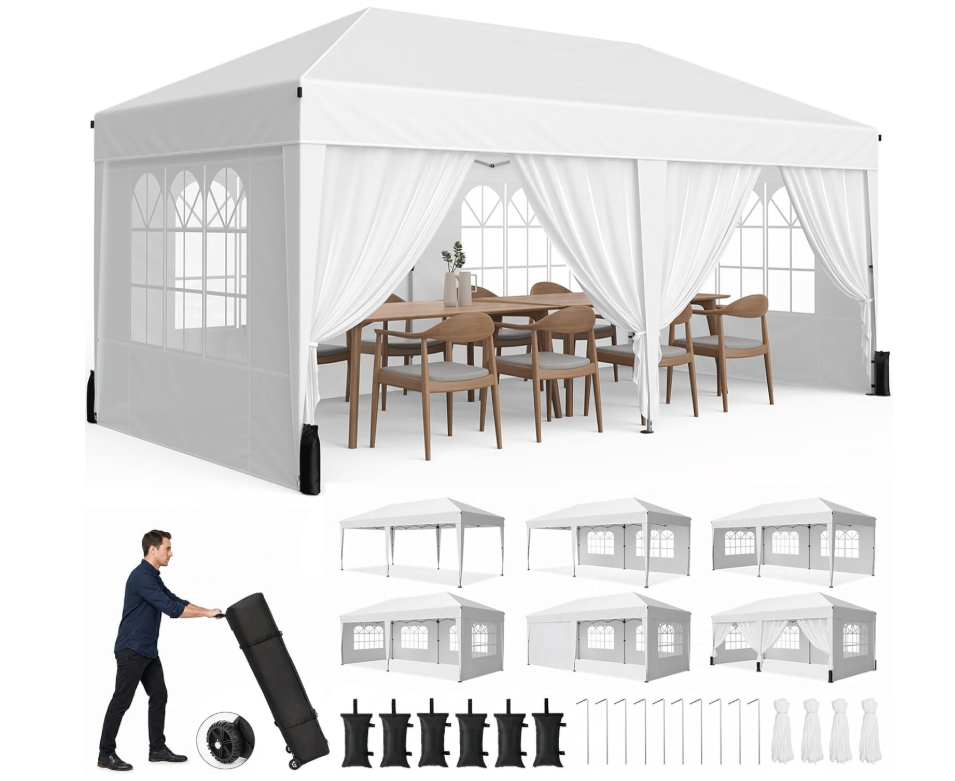 New in box 10x20 Pop up Canopy Tent with 6 Sidewalls