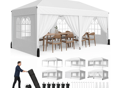 New in box 10x20 Pop up Canopy Tent with 6 Sidewalls