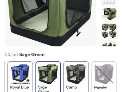 EliteField XL 3-Door Collapsible Dog Crate