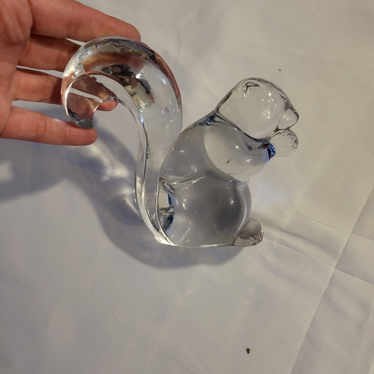 Glass Squirrel NickNack