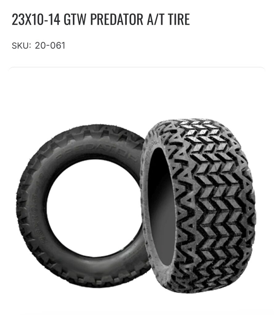 UTV/ATV GTW Preditor AT 23x10.5-R12
