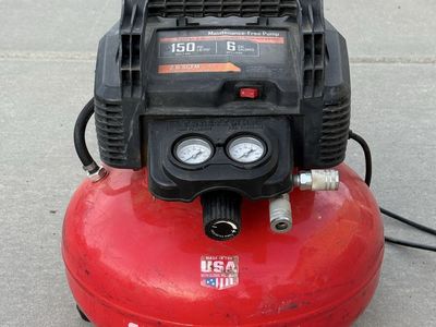 Craftsman 6 Gallon 150 PSI Pancake Air Compressor - Maintenance-Free Pump