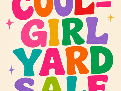 Cool-Girl Yard Sale