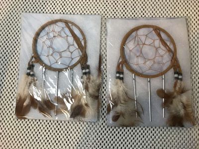 Legend of the Dreamcatcher Chimes 7in x 6in 2 Count, 1 Navy Blue Dreamcatcher, New