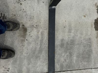 Replacement pallet forks 42 inches long.