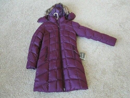 BNWT Eddie Bauer Classic 80% down parka, Women, Size S, Dark Plum