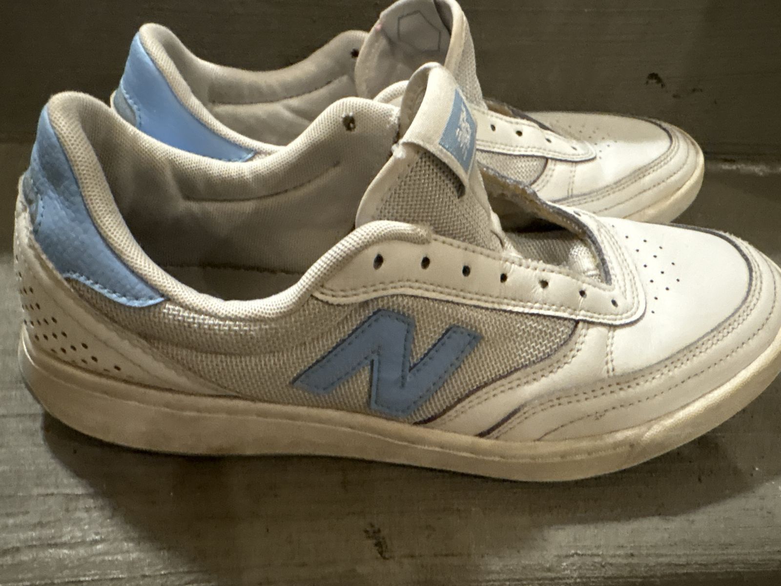 New Balance Numeric NM440ZMC White & Light Blue Men's Sneakers Size 9.5