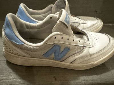 New Balance Numeric NM440ZMC White & Light Blue Men's Sneakers Size 9.5