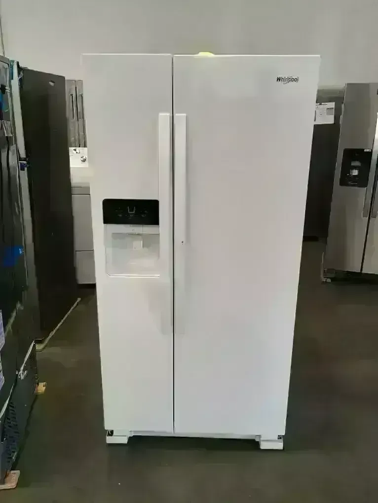 NEW WHIRLPOOL 33 INCH WHITE SIDE BY SIDE
