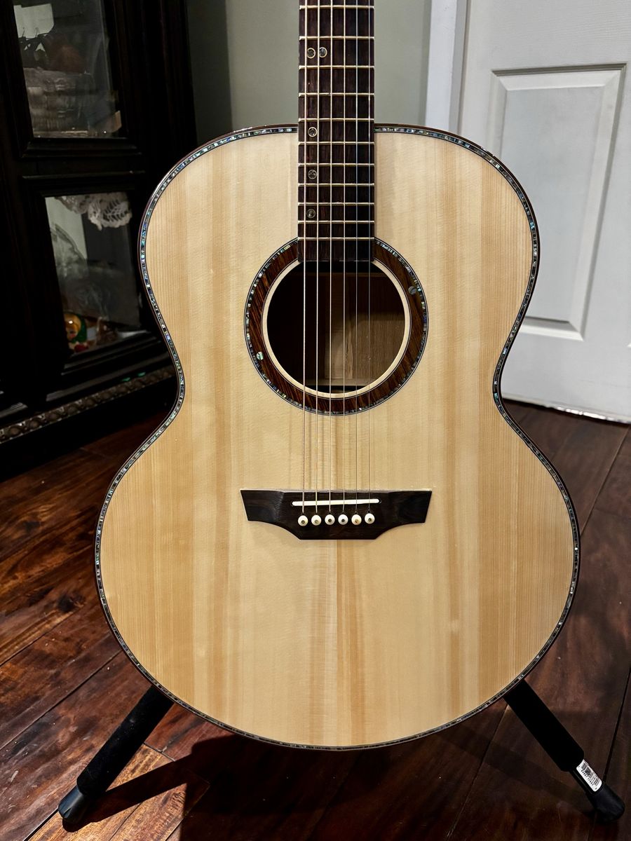CanyonRoad Guitars new jumbo model! Luthier built acoustic guitar!