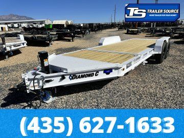 7x20 Diamond C HDT 207 Tilt Trailer - 15.5K GVWR - 14 Ply Tires