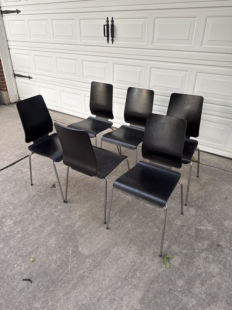 Set of 6 Modern Dining Chairs, $79.00