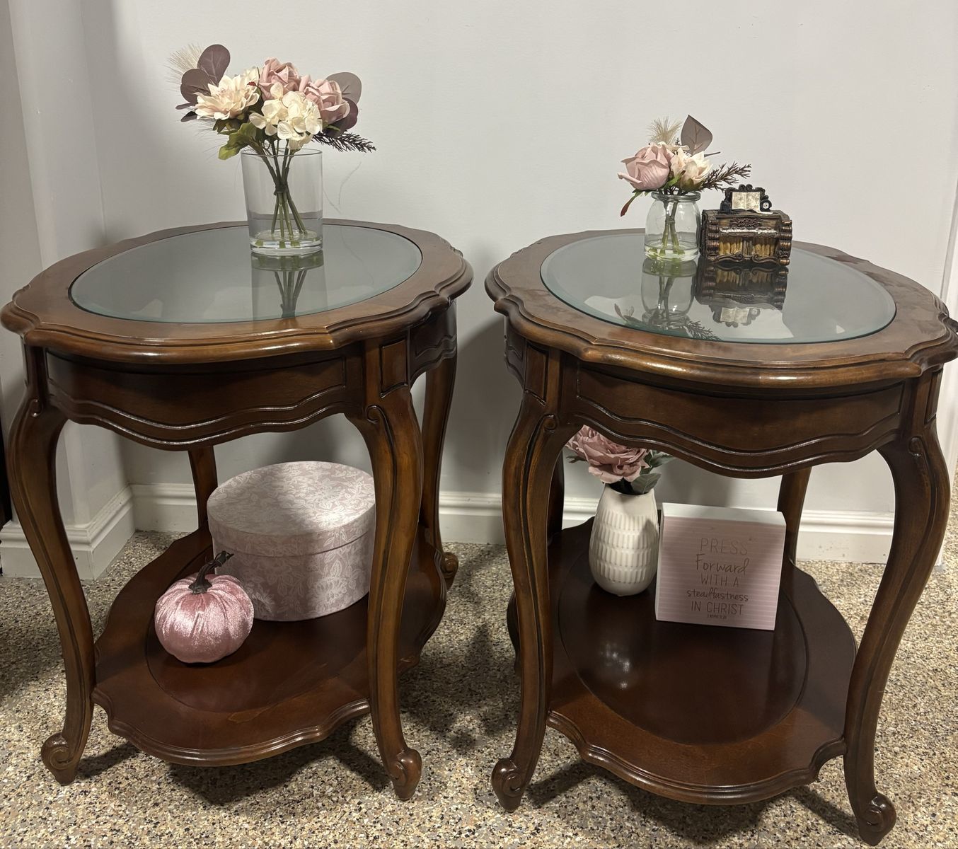Elegant Antique Side Tables