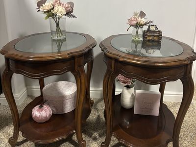 Elegant Antique Side Tables