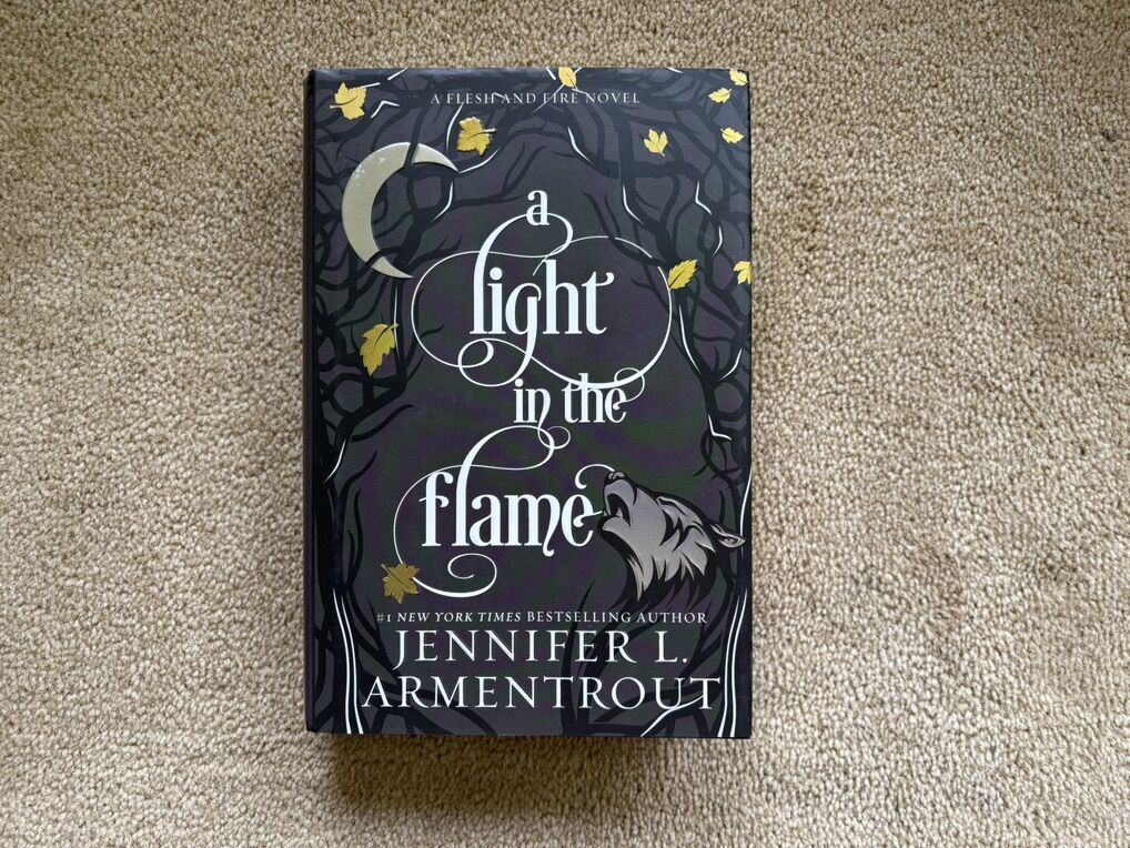 A Light in the Flame, by Jennifer L. Armentrout (hardcover)