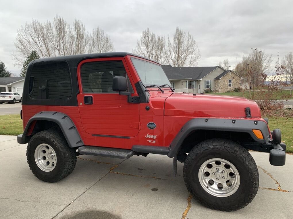 05 Jeep Wrangler TJ, 79K mi, 6 spd, hrd top, lift
