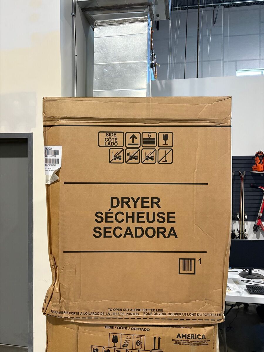 Electrolux ELFE7637AT 27 Inch Electric Dryer with 8.0 cu.ft. Capacity, in Titanium, Sealed Brand New!