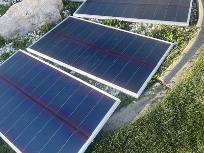 Lot of (4) 100 watt solar panels new north ogden