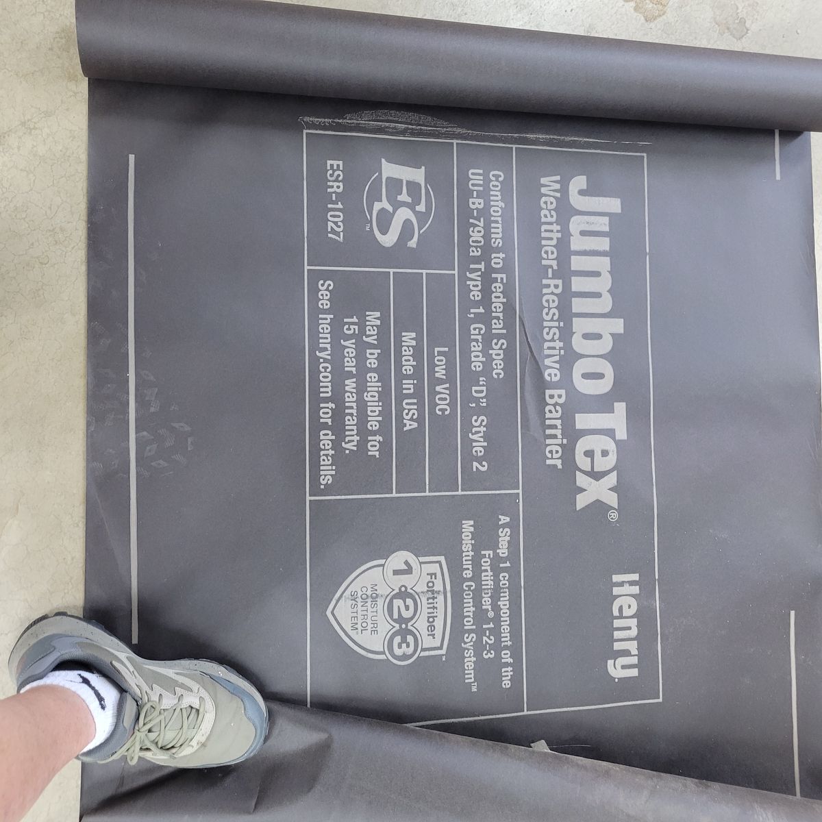 flooring Jumbo Tex Weather Barrier