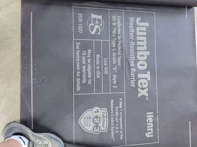 flooring Jumbo Tex Weather Barrier