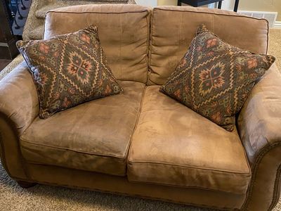 4-Piece Living Room Set - Sofa, 2 Loveseats & Chair Western/rustic