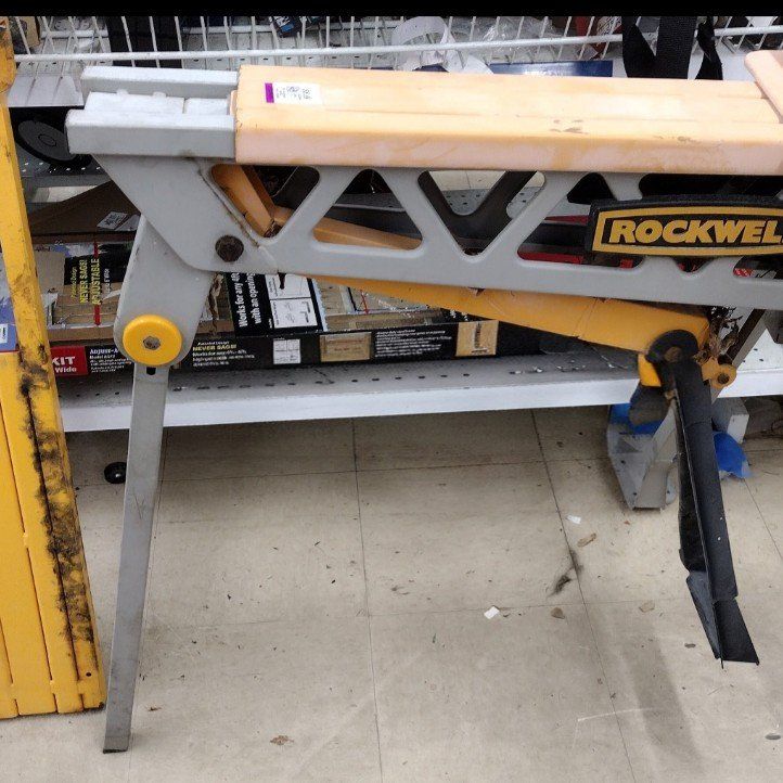 ROCKWELL 37-in L x 34-in H Gray Steel Portable Wor