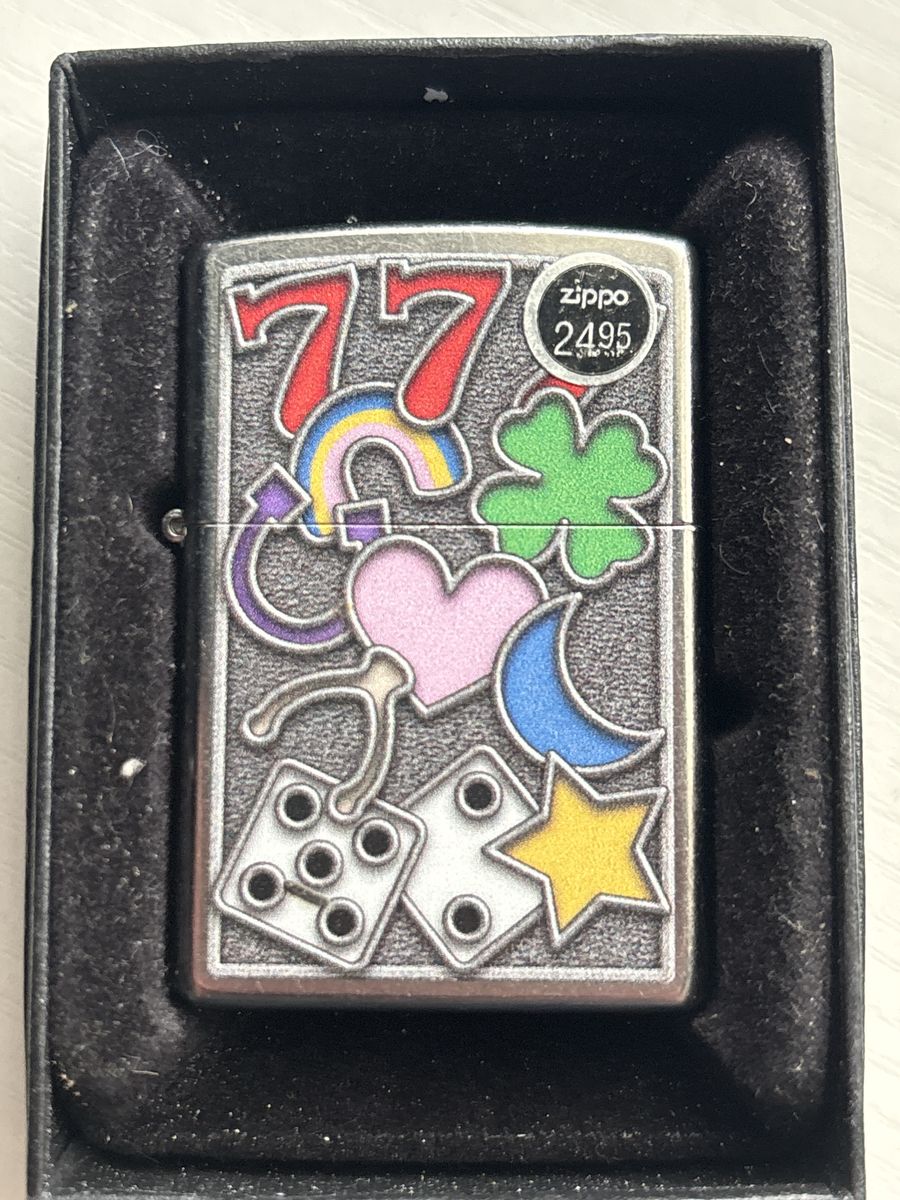 New Zippo All Luck Design Windproof Lighter - 48682 Lucky Charms with Original Box