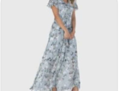 Chloe Boutique Lola Dress in Light Blue - Never Worn