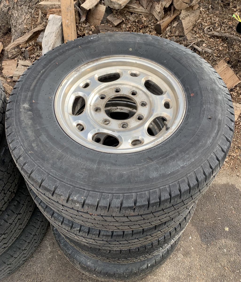 8 Lug Wheels & 245/75-16 Tires 8x165.1 8x6.5