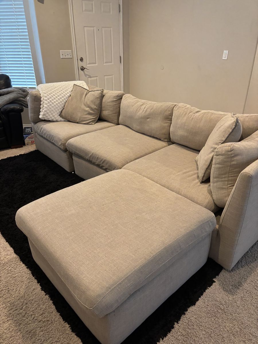 Cream Sectional