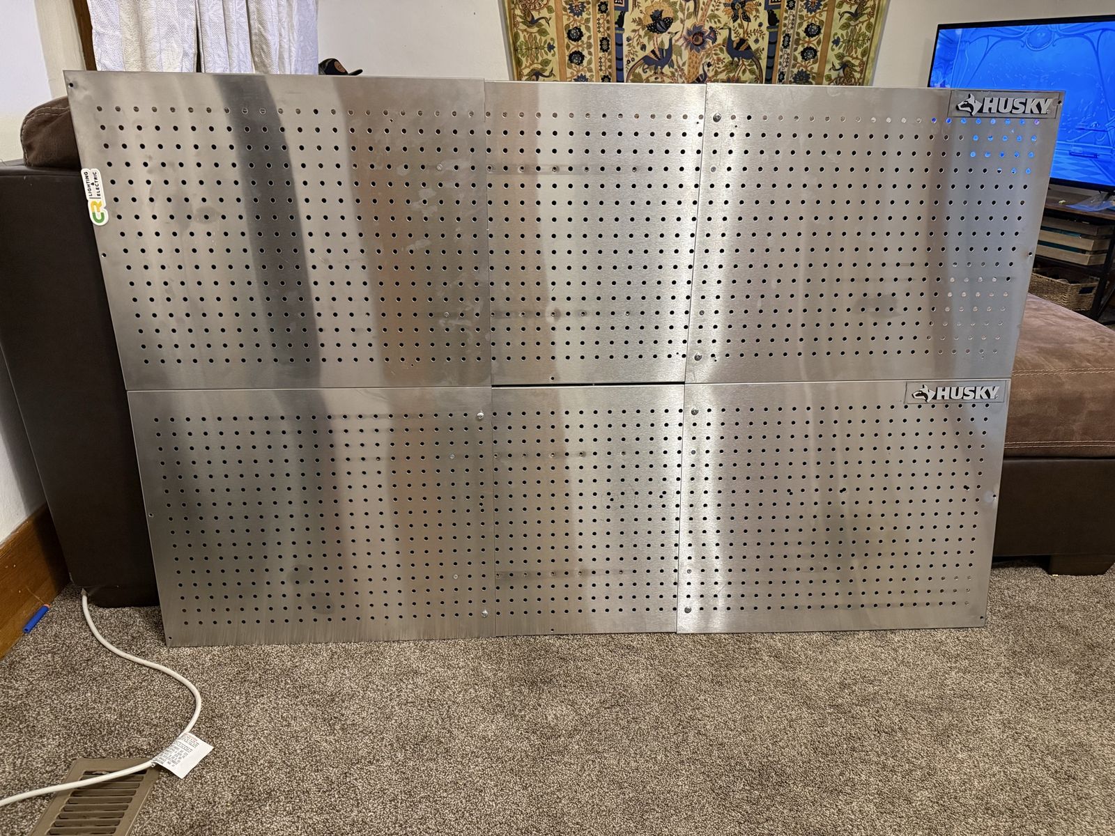 Husky Heavy Duty Steel Pegboard