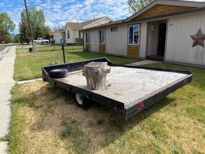 10'x8' Snowmobile Trailer - Older Model, Good Condition, New Tire & Rim