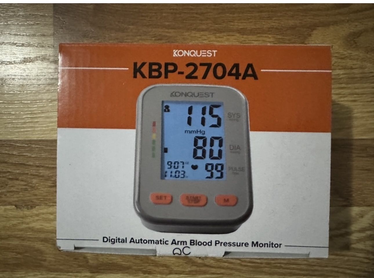 Konquest KBP-2704A Digital Automatic Arm Blood Pressure Monitor