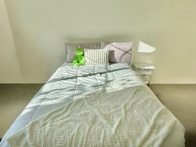 White Bed Frame with Storage Drawers Size=Full