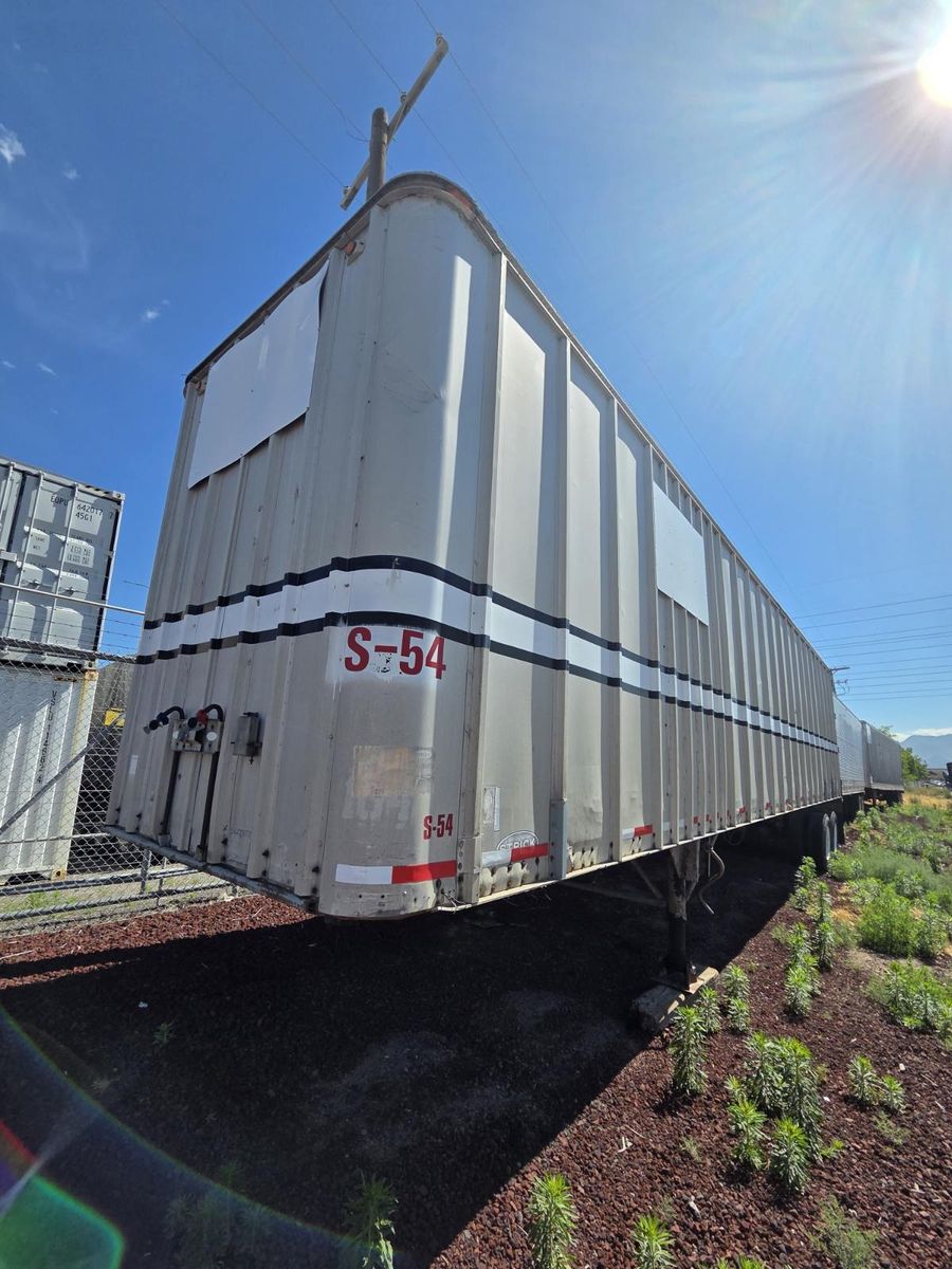 1975 Strick 45ft swingdoor STORAGE enclosed dry van trailer for sale