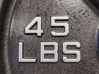 Buy 4 Pair 45lb Plates Get 1 Pair Free!