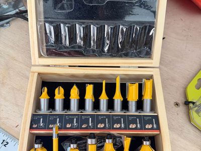 Router Bits 15 Piece Set (1/2 inch shank)