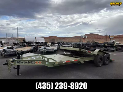 RawMaxx 7X22 20K G7X GRAVITY TILT Equipment Trailer