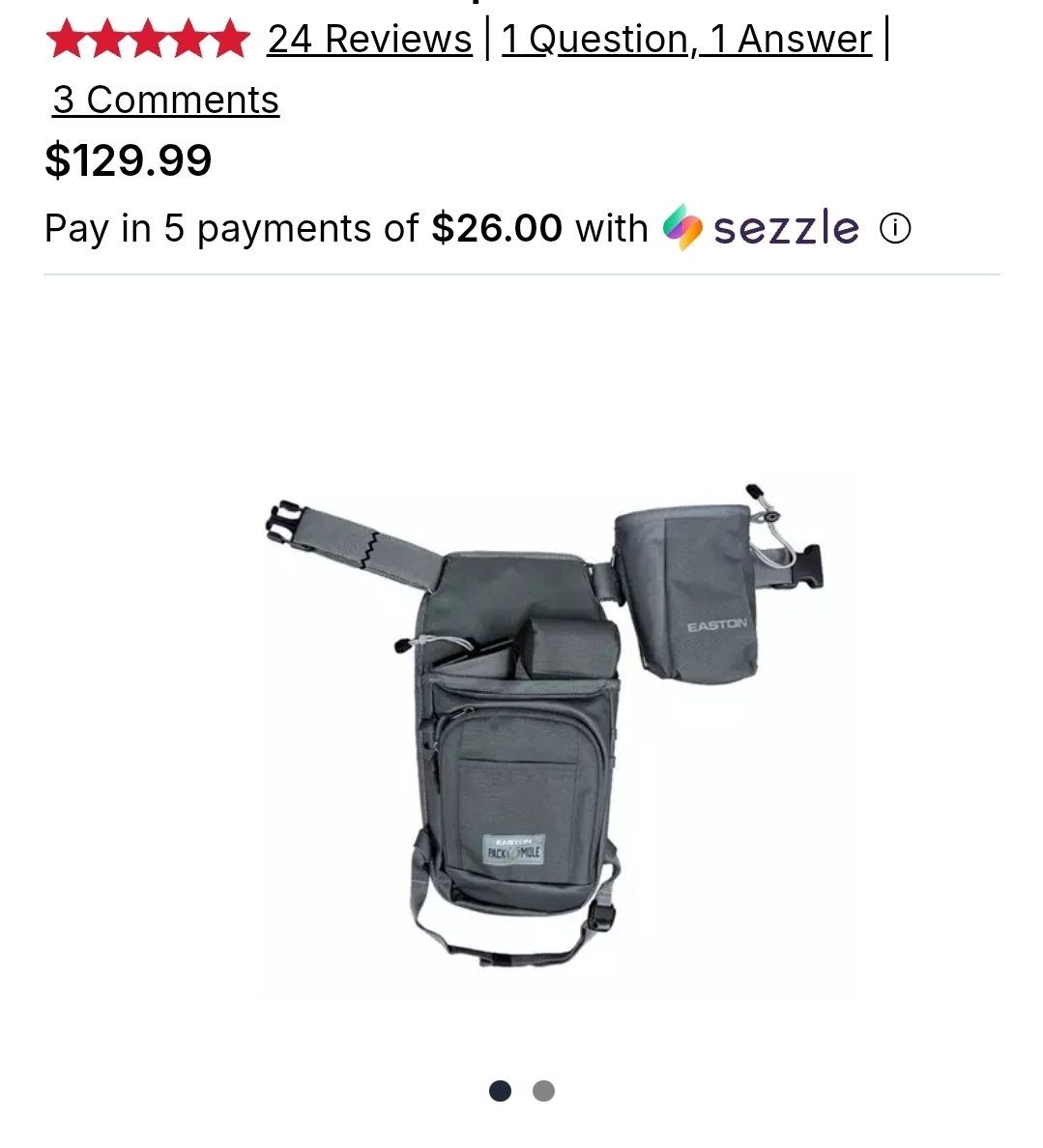 Easton Pack Mule Quiver
