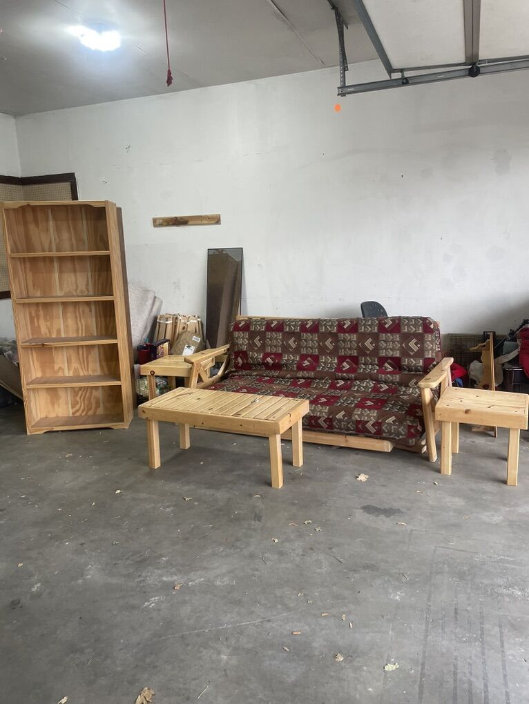 Handcrafted Pine  5 Piece Set