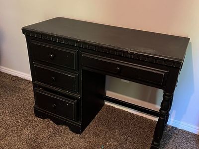 Black Wooden Desk