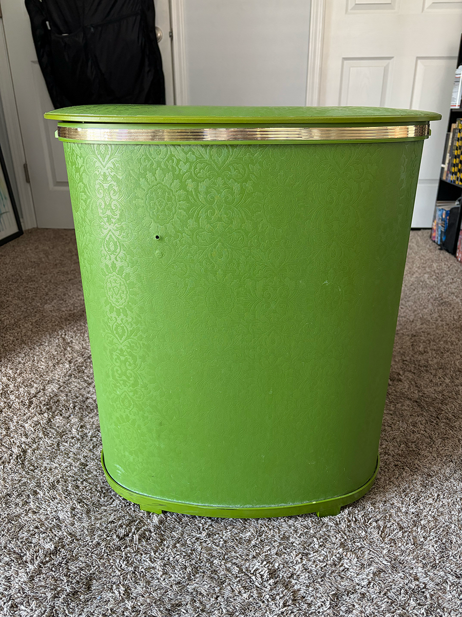 Vintage Mid-Century Modern Laundry Basket