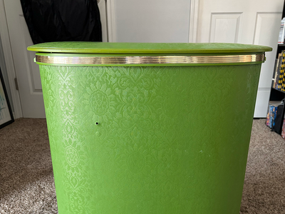 Vintage Mid-Century Modern Laundry Basket