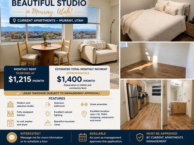 Luxury 1 Bedrom, 1 Bathroom.