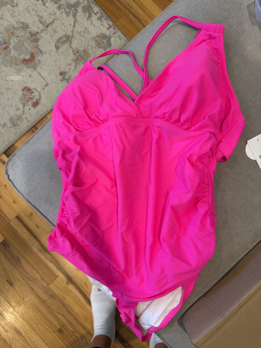 Hot Pink, One Piece Swimsuit Size Large 10/12