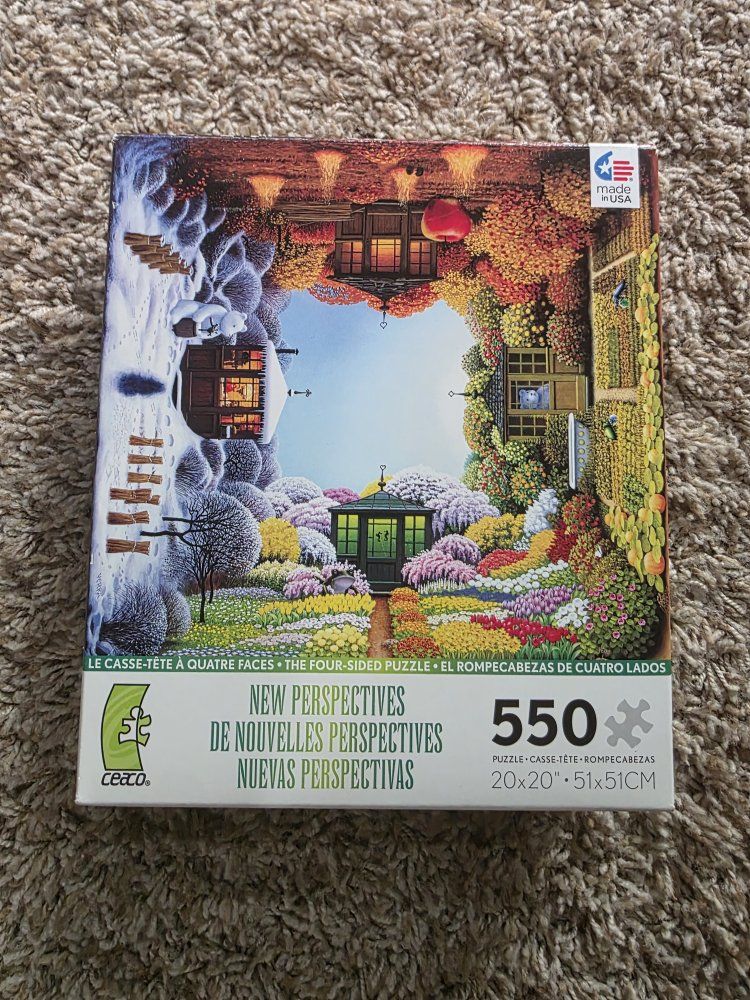 Ceaco New Perspectives 550 Piece Four-Sided Jigsaw Puzzle 20x20