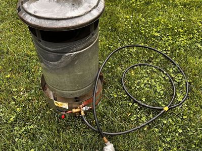150,000 BTU propane heater.