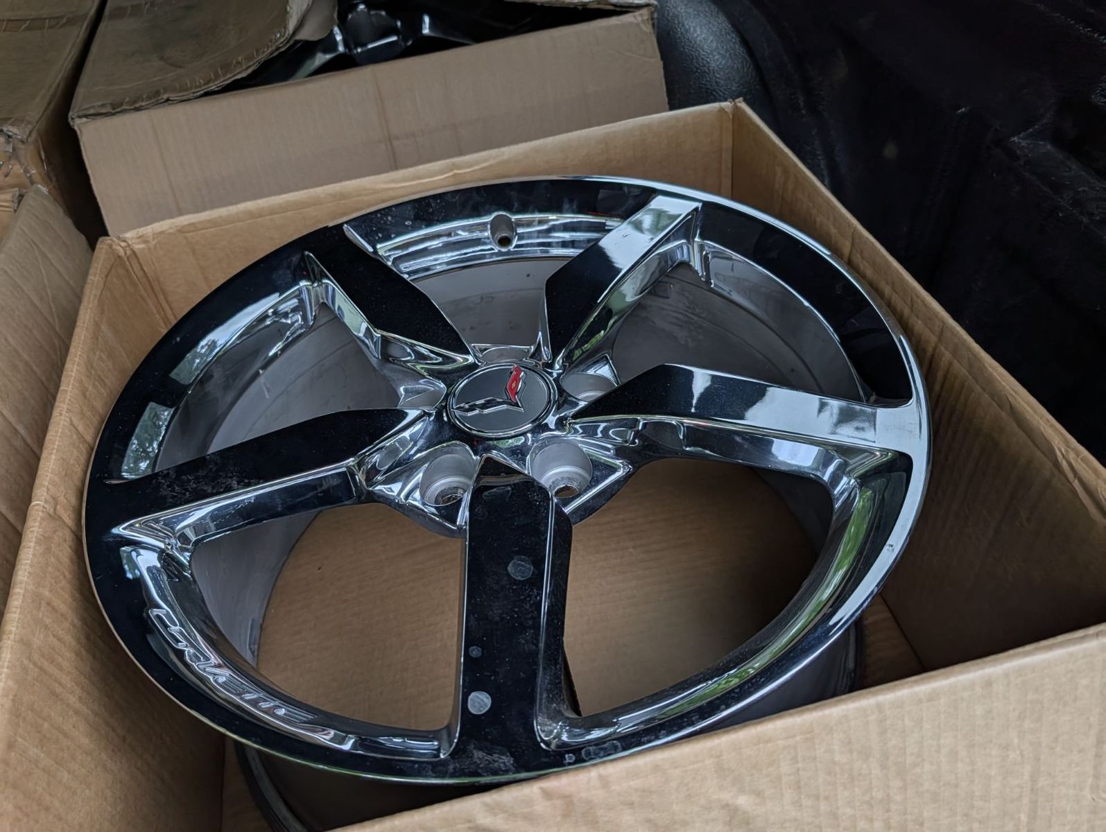 C7 CORVETTE WHEELS OEM LIKE NEW OFFER!
